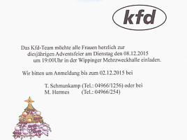 Flyer des KFD