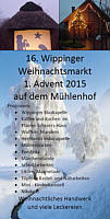 Flyer zum Weihnachtsmarkt