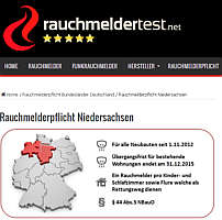 Zur Homepage von www.Rauchmeldertest.ne