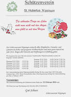 Flyer des Schützenvereins