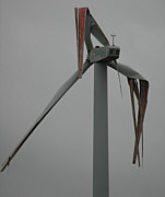 Zerstörter Rotor der Windkraftanlage in Neudörpen