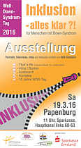 Flyer zur Veranstaltung Inklusion