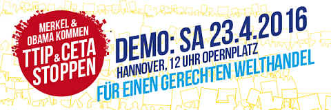 Logo zur Demo in Hannover