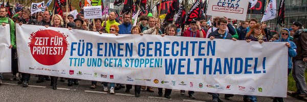 Zu den Informationen über dioe Demos gegen Ceta