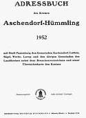 Wippinger Adressbuch 1952