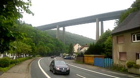 Autobahnbrücke der A45 in Lüdenscheid