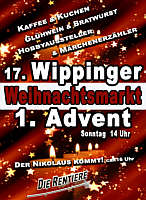 Flyer zum Weihnachtsmarkt