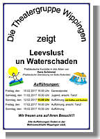 Flyer der Wippinger Theatergruppe