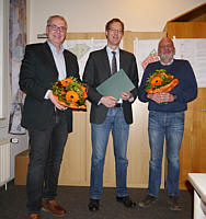 v.l.: Hermann Gerdes, Hermann Wocken, Johannes Kuper