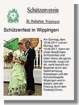 Flyer des Schützenvereins