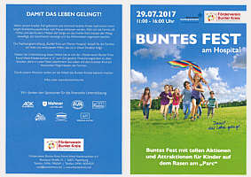 Flyer zum Bunten Fest