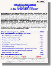 Flyer der Linken