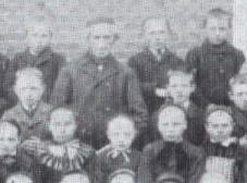 Klassenfoto mit Johann Tangen aus dem Jahr 1891