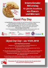 Flyer zum Equal Pay Day