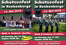 Flyer zum Schützenfest Renkenberge