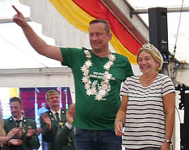 Königspaar Marco und Margot Richert