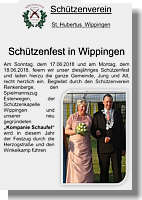 Flyer des Schützenvereins