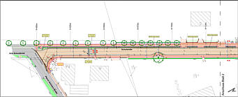 nördlicher Abschnitt der Schulstraße