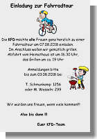 Flyer der Kfd