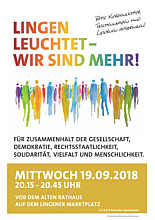 Plakat zur Demo in Lingen