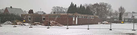 Abriss der Schießhalle Wippingen