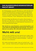 Flyer des Deutschen Taxi- und Mietwagenverband e.V. (BZP)