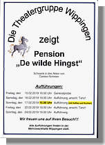 Flyer der Theatergruppe Wippingen