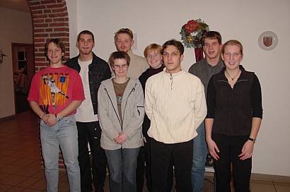 Der Vorstand der KLJB Wippingen im Jahr 2002