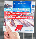 DGB-Resolution gegen die Autobahnprivatisiung