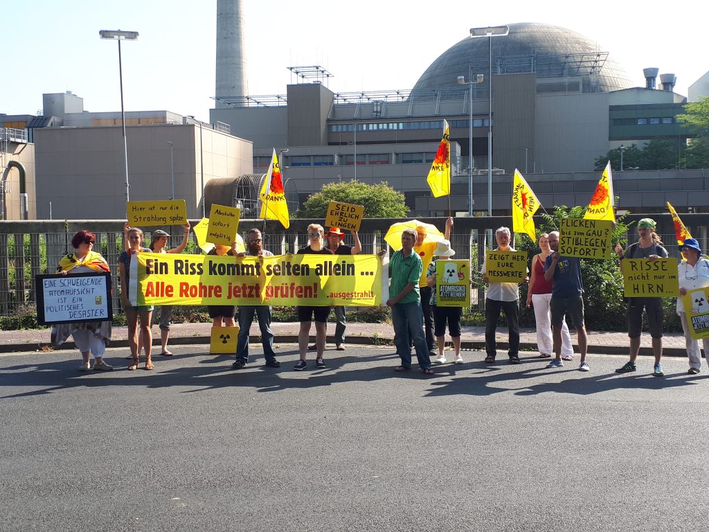 Demo vor AKW Lingen am 26.06.2019/Foto: ausgestrahlt