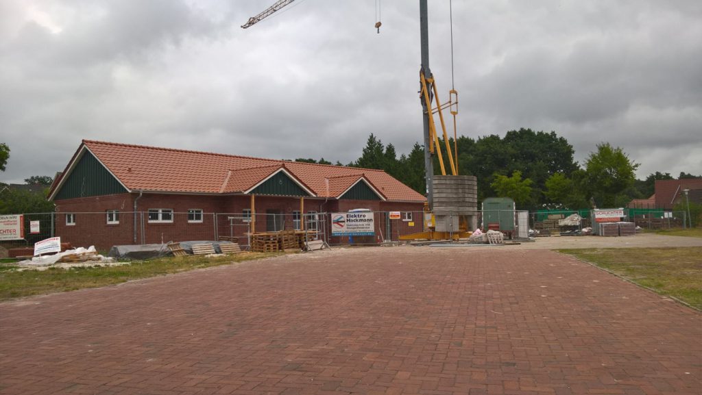 Baustelle Schützenhalle Wippingen 2019