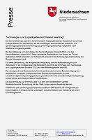 PM des Niedersächsischen Umweltministeriums vom 22.07.2019