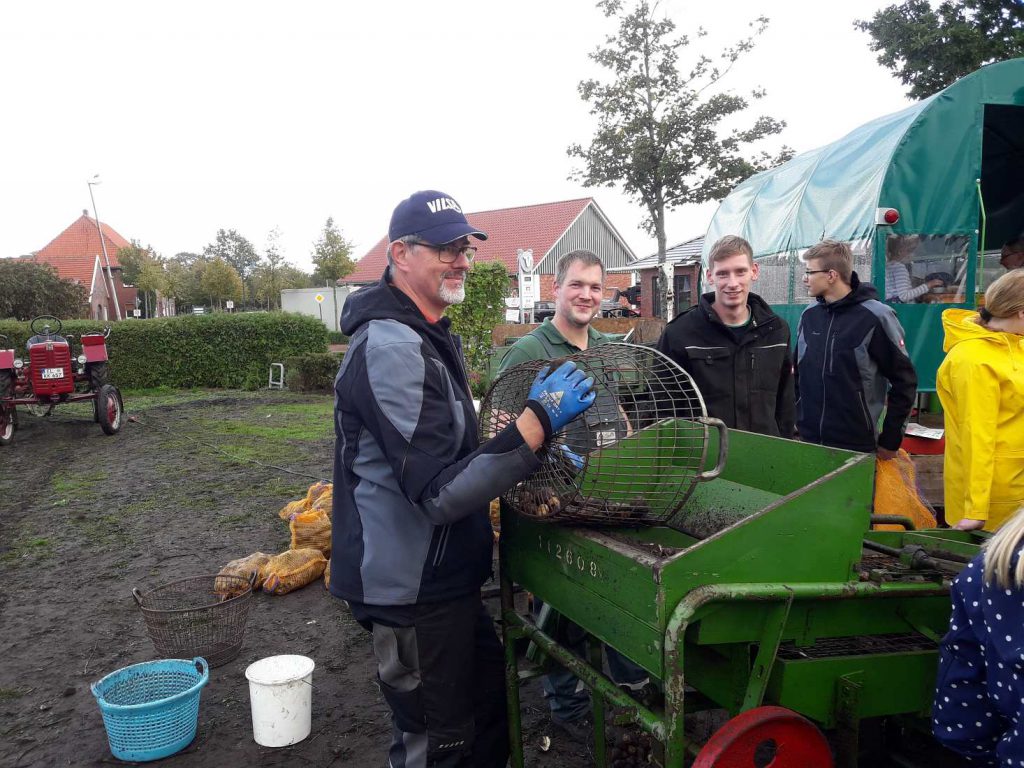 Kartoffelernte per Hand HalloWippingen