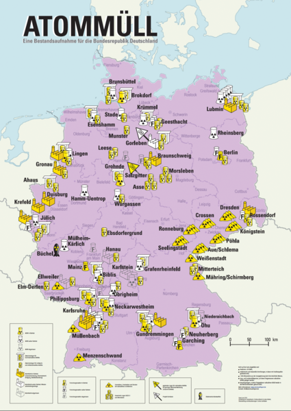 Hier lagert zurzeit überall Atommüll