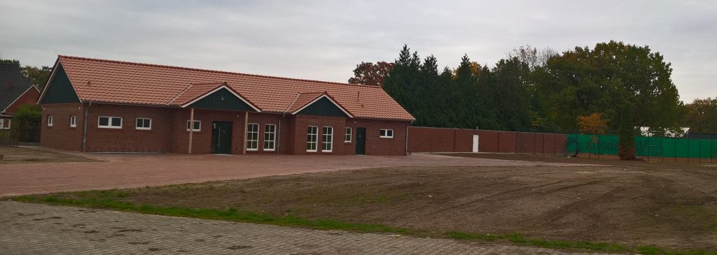 Die neue Schützenhalle in Wippingen