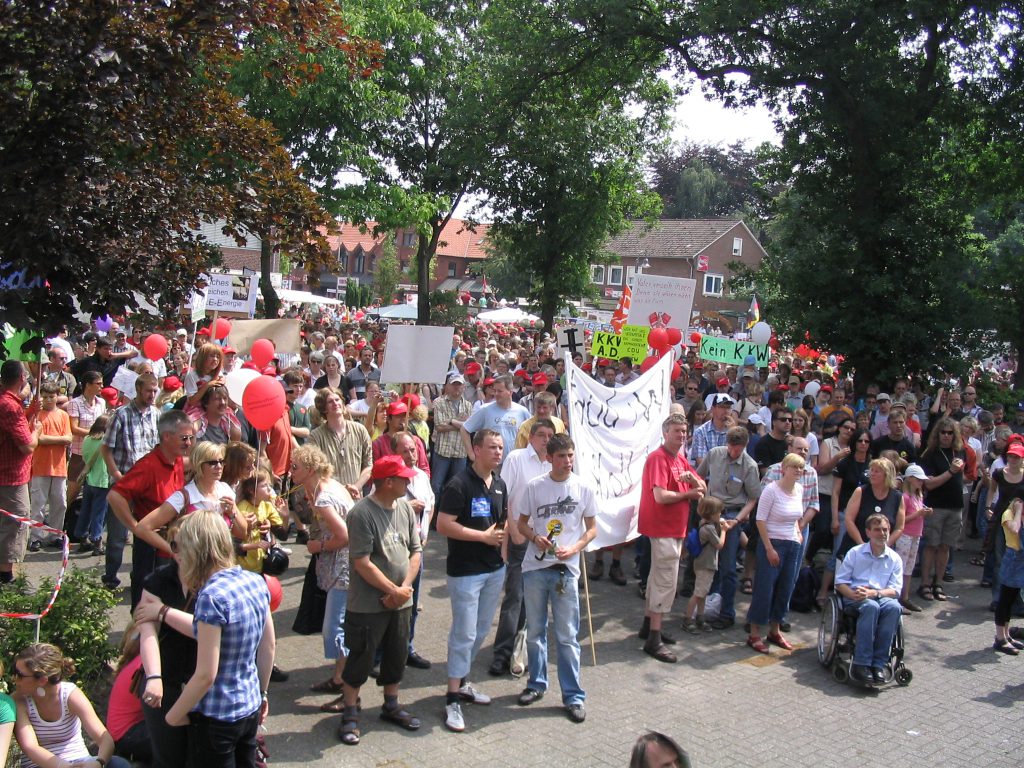 Demonstration in Dörpen am 1.06.2008