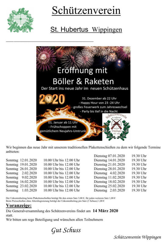 Flyer Schützenverein