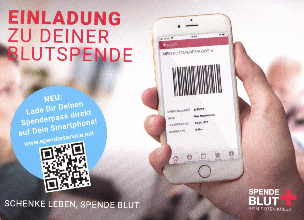 Zur Blutspender-App