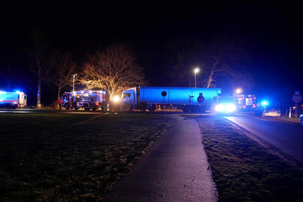 Unfall bei der Kreuzung Neudörpener Straße/Strootburg am 22.01.2020