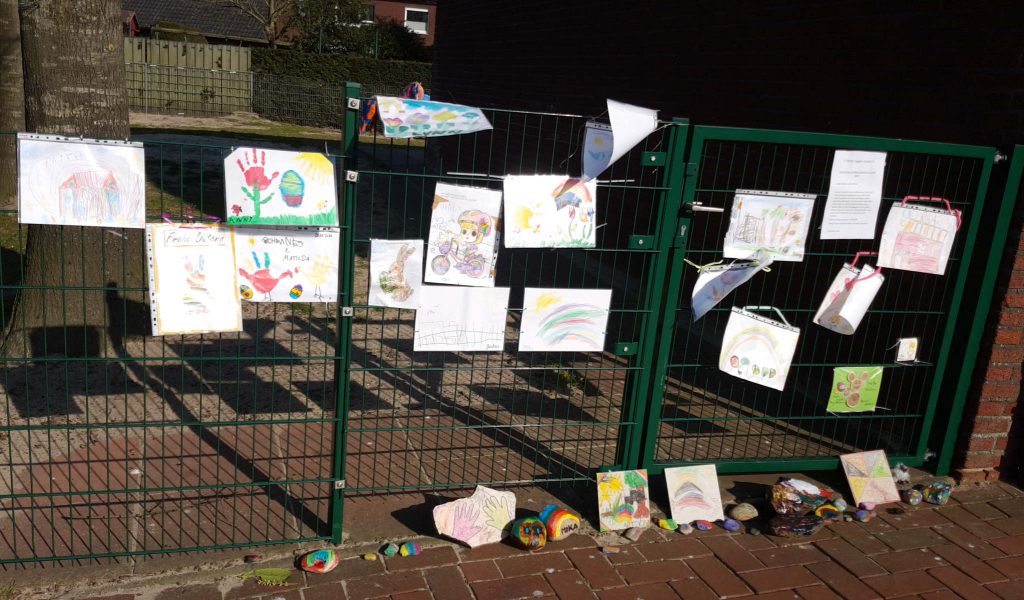 Zaun des Kindergartens in der Pfarrer-Schniers-Straße