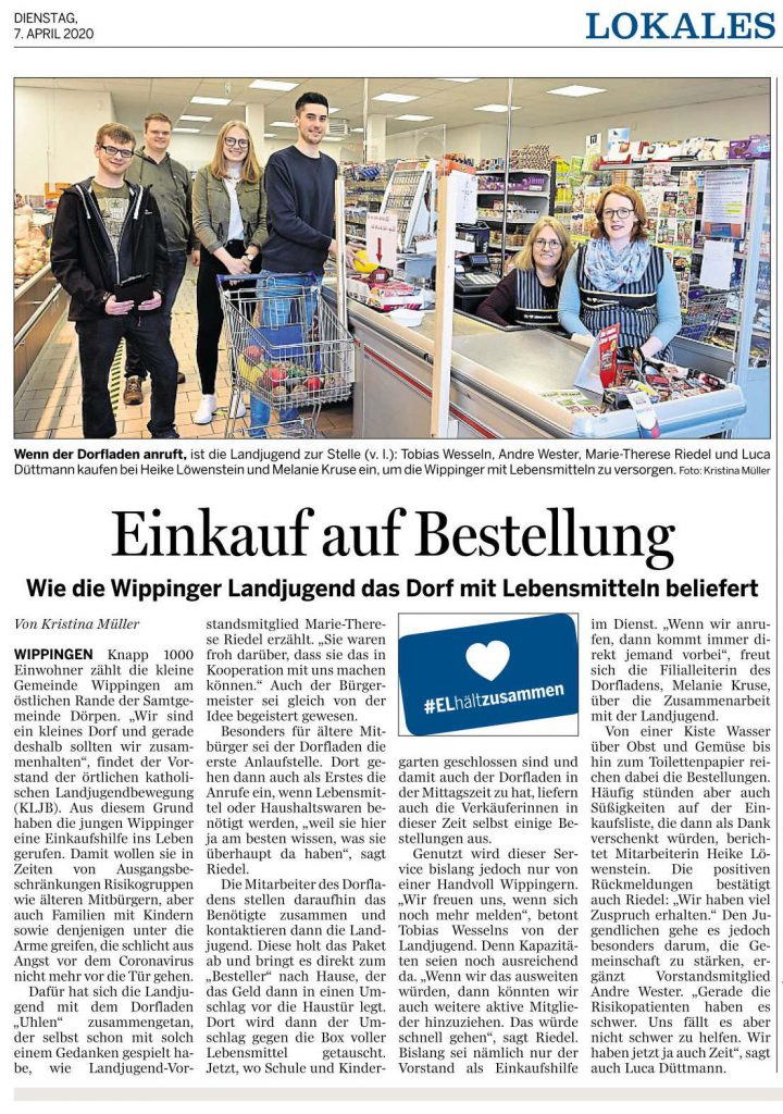 Ems-Zeitung vom 07.04.2020