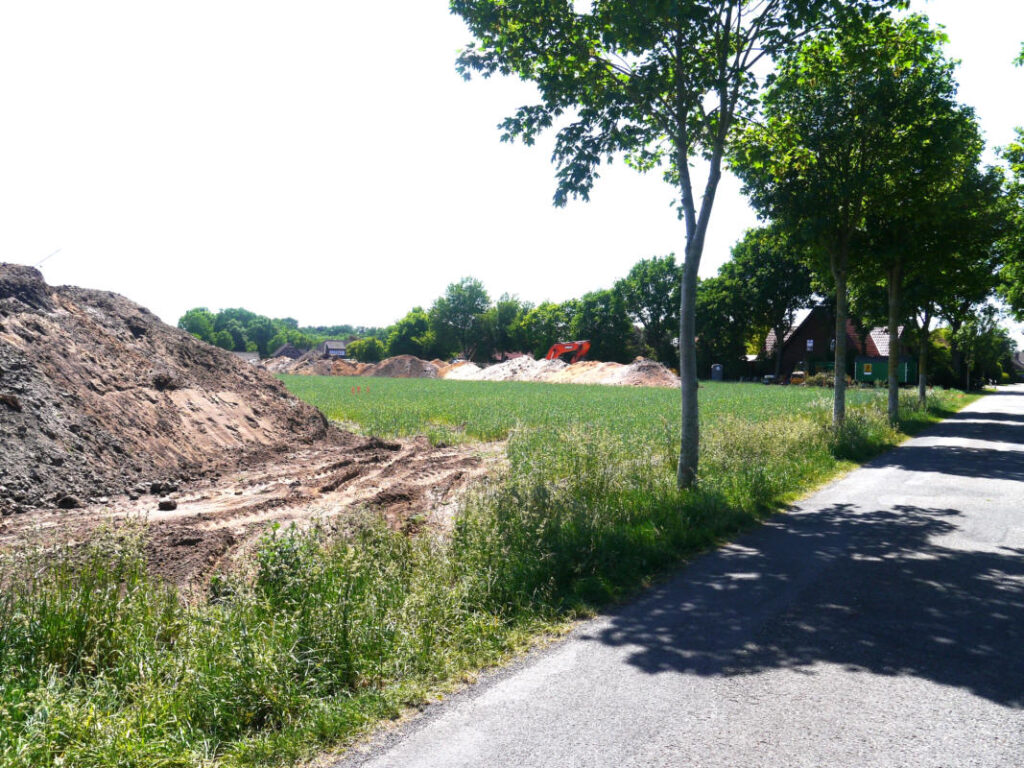 Erschließungsarbeiten im Baugebiet Sonderburg/Fleerstraße