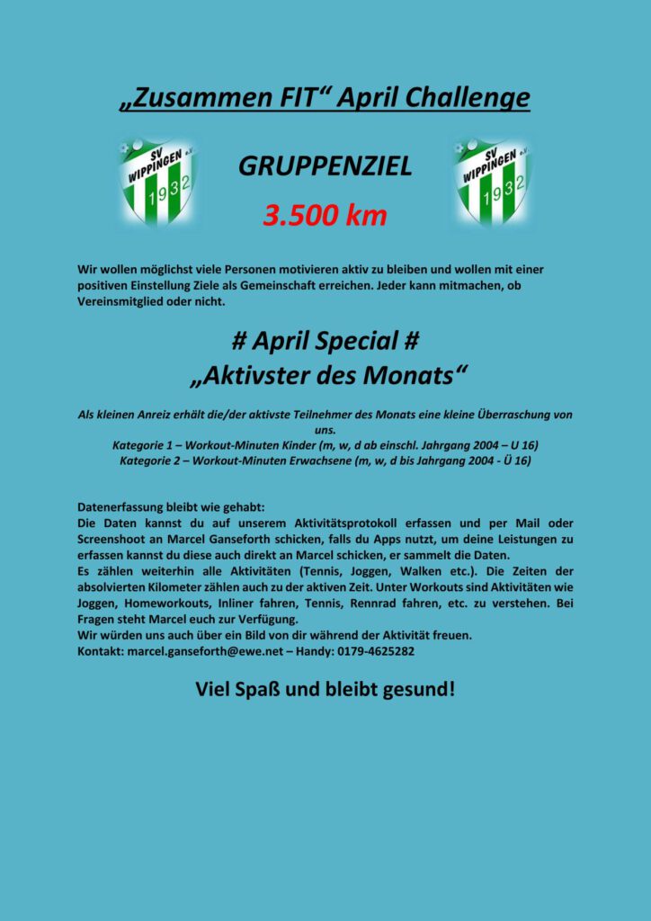 Flyer Zusammen Fit 04/2021