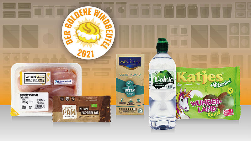 Foodwatch-Kandidaten für den Goldenen Windbeutel 2021