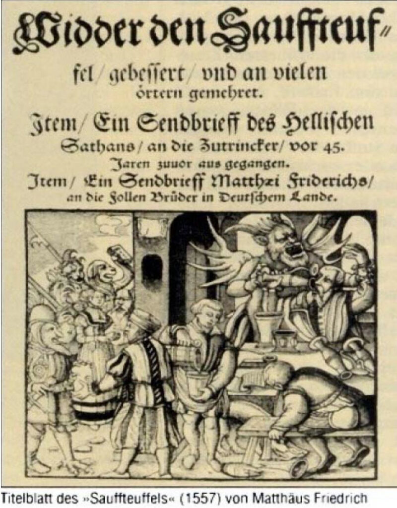 Titelblatt von Matthäus Friederich, Wider den Sauffteufel