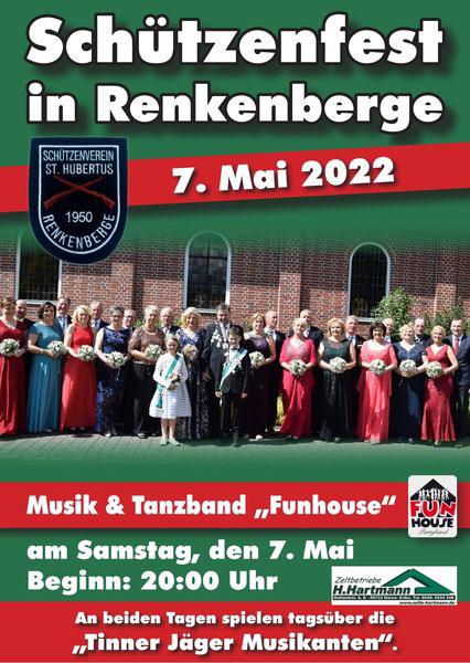 Sticker Schützenfest in Renkenberge 2022