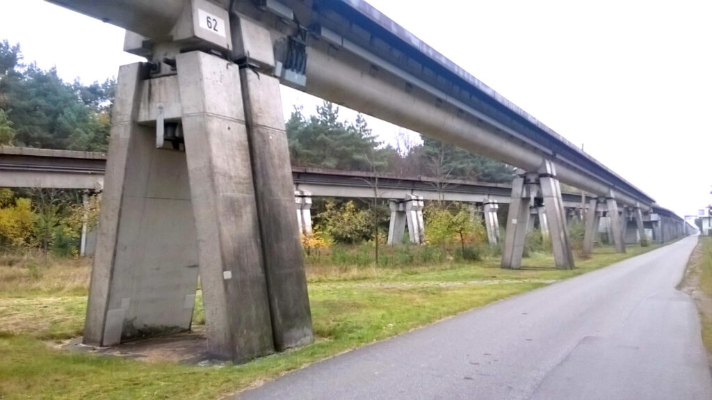 Transrapid-Weiche bei Lathen