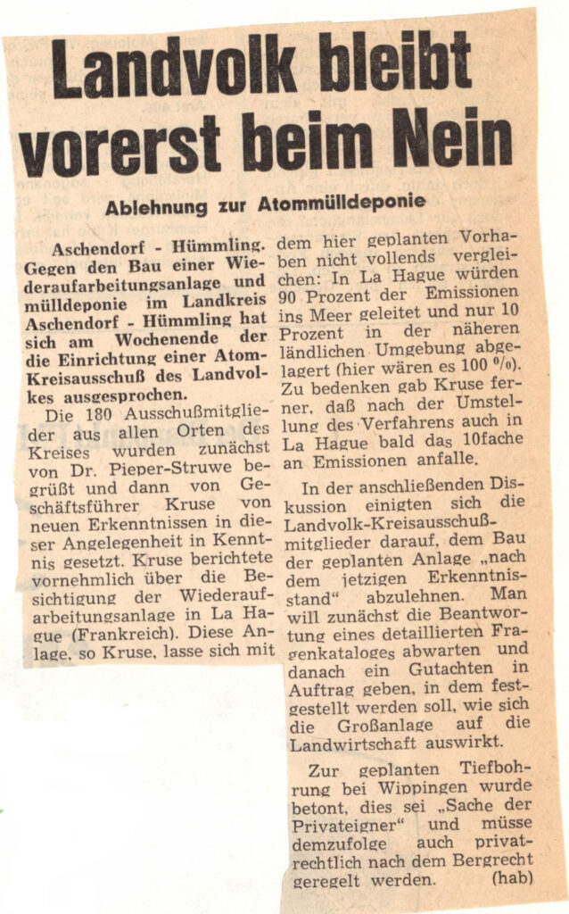 Ems-Zeitung vom 08.06.1976