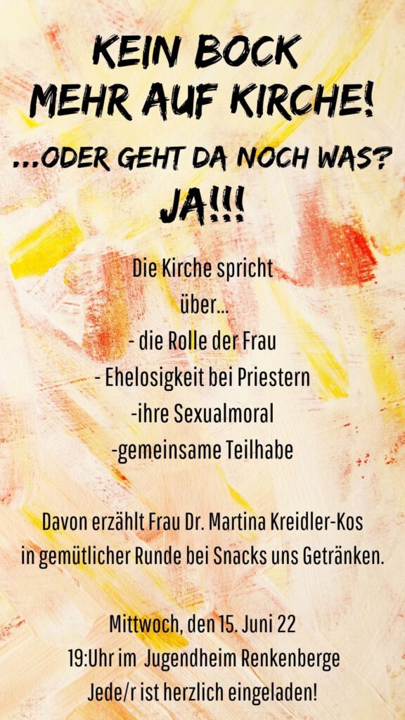 Sticker zur Veranstaltung mit Dr. Martina Kreidler-Kos