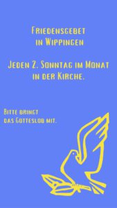 Sticker Friedensgebet